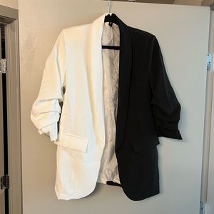 Black and White Blazer